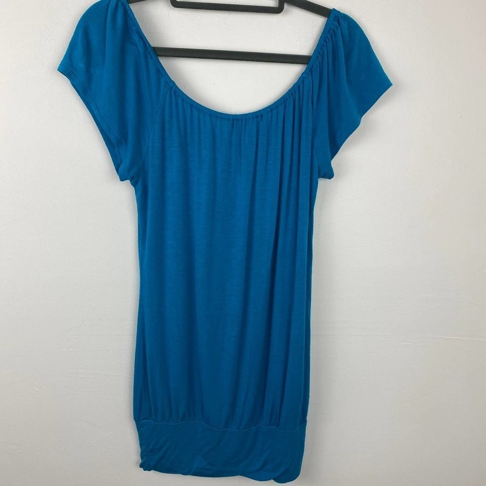American Dream Size M. Turquoise blouse. - Picture 3 of 4